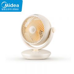 美的（Midea） 轻音台式桌面空气循环扇家用电风扇宿舍办公迷你台扇落地扇空调伴侣 GAF18AD