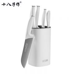 十八子作 SL2321刀具套装切菜刀切片砍骨刀水果刀厨房剪刀 阳江十八子菜刀套装 星耀刀具6件套