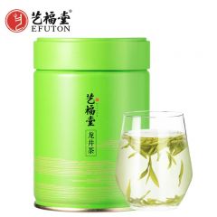 艺福堂 茶叶 明前龙井茶 新茶钱塘产区高山云雾春茶绿茶自己喝的50g 罐