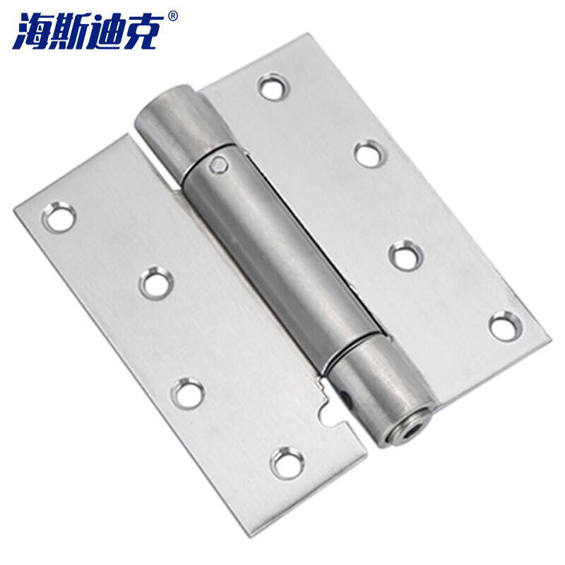海斯迪克 不锈钢隐形门合页 带闭门器自动关门铰链 暗门自闭合页弹簧合页HKsq-359 4寸单开（一副）