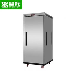 圣托（Shentop） 酒店饭店保温餐车商用 学校食堂移动保温柜 单门304不锈钢宴会备餐车 STEQ-D16