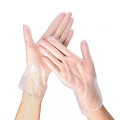 星工（XINGGONG）一次性手套乳胶PVC食品级烘焙厨房做饭洗碗实验美容用加厚 一次性PVC手套100只/盒XGS-Y2-L码