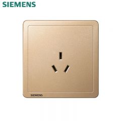 西门子（SIEMENS） 5UB14133NC03 10A 三孔插座三极插座 家用墙面插座面板 致典系列 日曜金