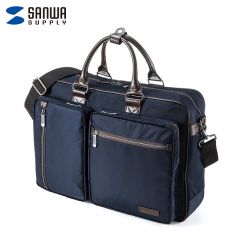 山业（SANWA）3way商务电脑包 200-BAG112NV 深蓝色 15.6英寸