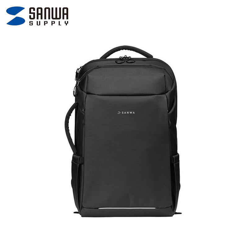山业（SANWA）商务双肩包 2WAY 多功能 15.6寸 BAG-BPC5BK 黑色