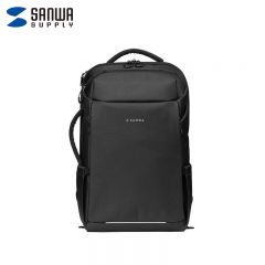 山业（SANWA）商务电脑包 2WAY 直角硬款 BAG-BZC1BK 15.6英寸 黑色