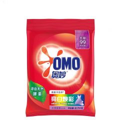 奥妙（OMO） 亮白焕彩洗衣粉2.7kg水清莲香天然酵素清洁衣物污渍易漂无残留