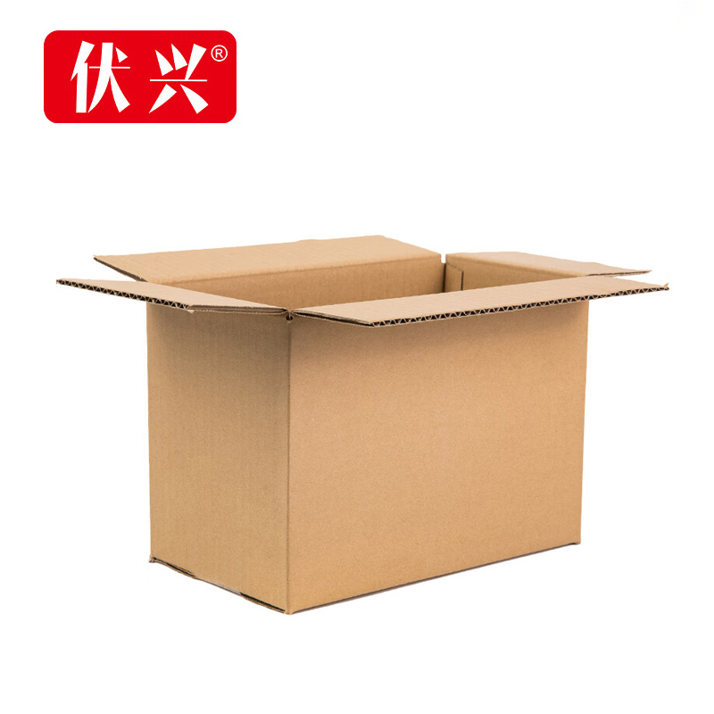 伏兴 搬家纸箱60*40*50无扣手 AB瓦特硬5层 5只装/件