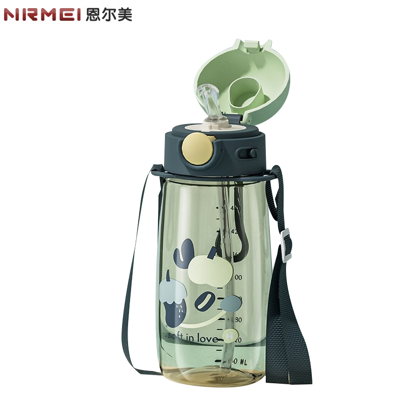 恩尔美（nRMEi） 圆形孕妇杯S009-550-003蓝色550ml【吸管款PPSU】