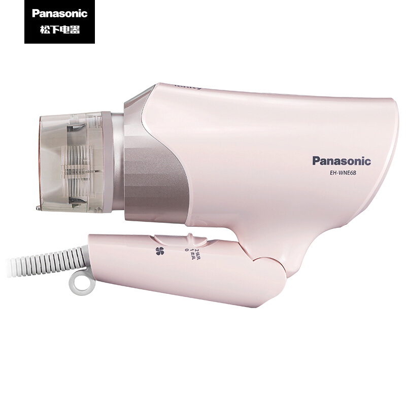 松下（panasonic） 电吹风机家用大功率高速大风力速干折叠便携吹发负离子护发风筒EH-WNE6B