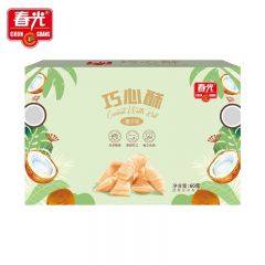 春光 巧心酥椰子味60g 海南特产 早餐代餐注心饼干 办公室休闲零食 巧心酥（3盒起发）