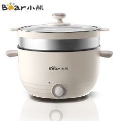 小熊（Bear） DRG-C30N5电煮锅电火锅电蒸锅电炒锅家用多功能一体电热锅加深宽口径不粘锅3升
