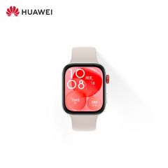 华为（HUAWEI） WATCH FIT 3 智能手表 轻薄大屏运动减脂月光白氟橡胶表带