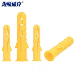海斯迪克  HKCL-51 小黄鱼塑料膨胀+彩锌自攻钉 10*50mm(100套)/包