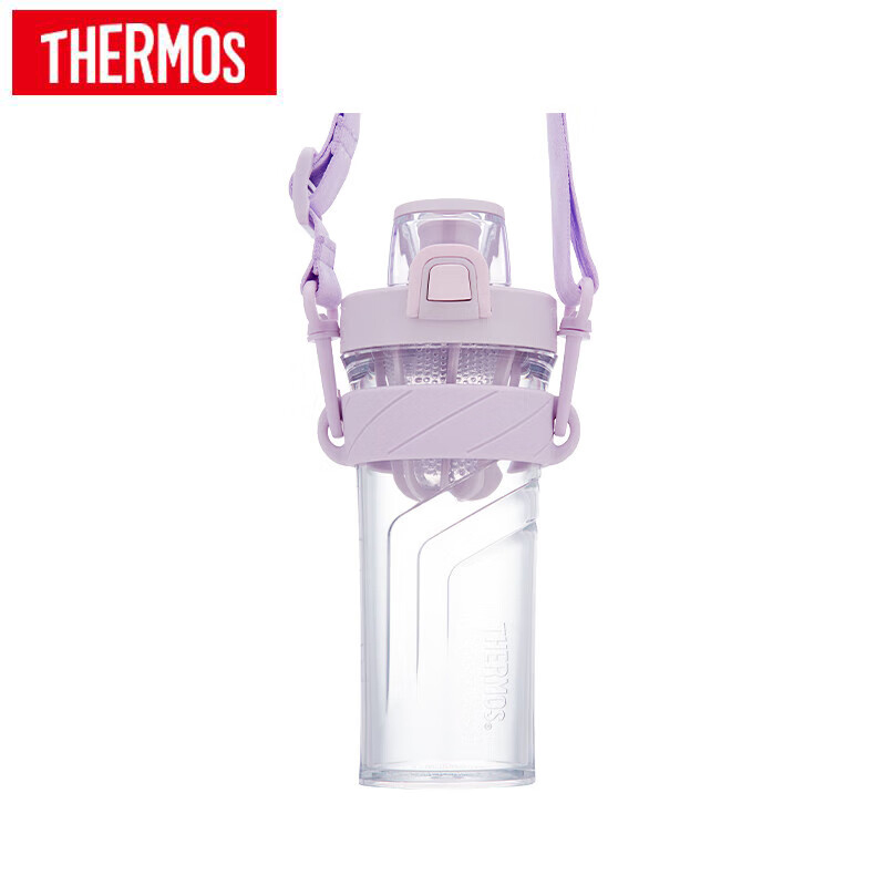膳魔师（THERMOS） 塑料水杯运动水壶男女士儿童500ML大容量摇摇杯子TP-4086P CGP