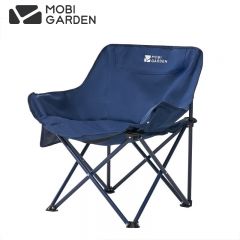 牧高笛（MOBIGARDEN） 折叠椅户外露营野餐折叠钓鱼懒人椅月亮椅 NXLQU65001午夜蓝