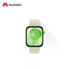 华为（HUAWEI） WATCH FIT 3 智能手表 轻薄大屏运动减脂原野绿 氟橡胶表带