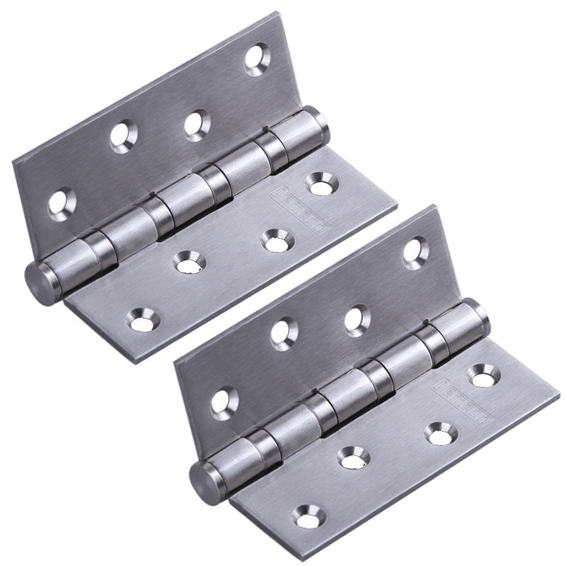 Demann 不锈钢静音轴承合页/铰链4x3吋厚3mm 两片装 HY1212S