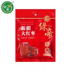 绿帝 新疆大枣新疆红枣免洗肉厚煮粥茶和田 一级 新疆大红枣600g