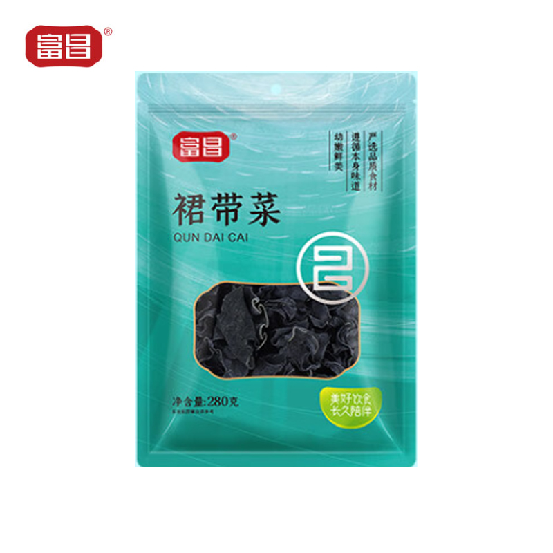 富昌 裙带菜 280g 海产干货烘干海带菜鲜嫩爽口凉拌煲汤火锅食材