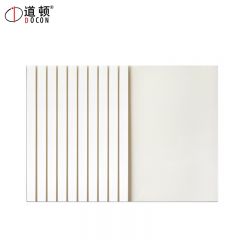 道顿（DOCON）A4幅面 热熔装订机塑料白色热熔封套 合同 标书 文件 书本胶装透明封面带侧胶 2mm 白 20本/包
