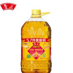 鲁花 香飘万家浓香花生油5.7L/桶