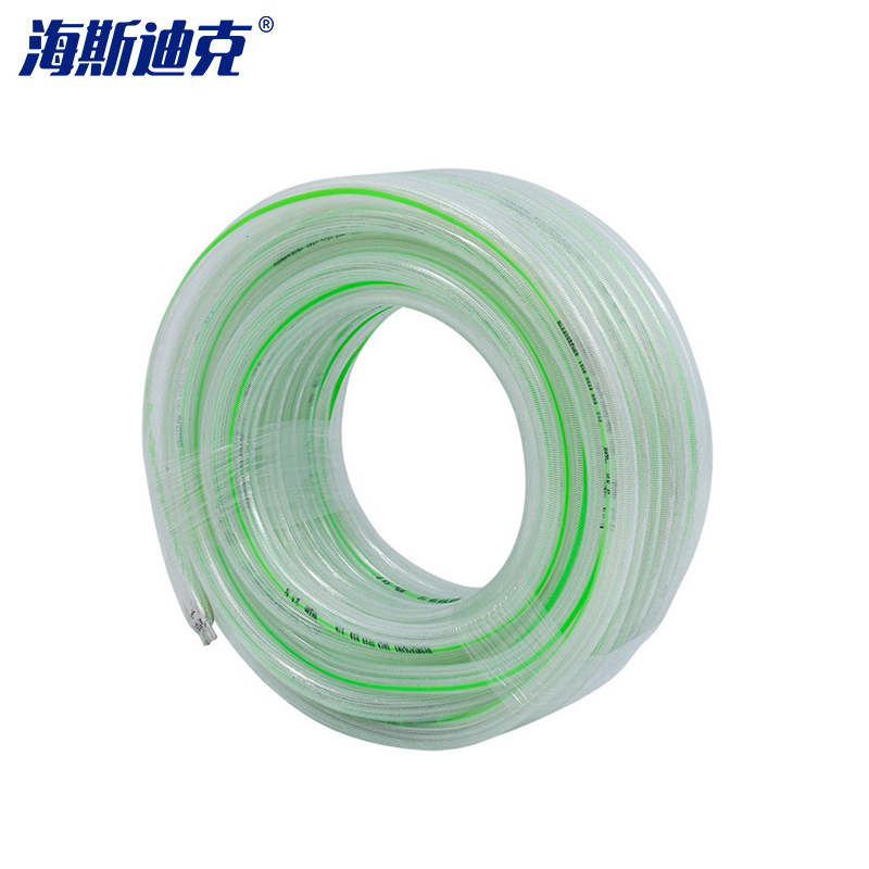 海斯迪克 pvc钩编增强管 抗磨抗压防扭曲四季软管 4分(内径16mm)50米/卷