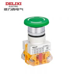德力西电气 按钮开关 急停按钮 自锁钮LAY7-11ZS 绿色
