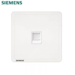 西门子（SIEMENS） 5UH14613NC01 单电话插座 致典系列 雅白家用墙面电话插座
