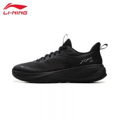 李宁（LI-NING） AGLV091-2运动生活SOFT舒适透气男款潮流休闲鞋黑色44