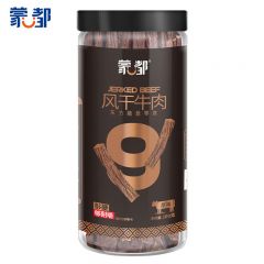 蒙都 内蒙古特产休闲零食肉干肉脯风干原味九成干 风干牛肉干200g