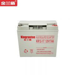 金兰盾 KR12-17 12V铅酸免维护蓄电池 广泛应用于UPS电源EPS电源直流屏高频开关电源 防断电免维护电瓶联保 （12V17AH）
