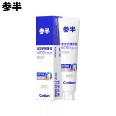 参半 清洁护理牙膏益生菌清新口气冬青薄荷味90g