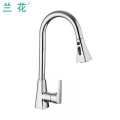 兰花 LH8820 铜制扳手式菜盆龙头 厨房洗菜盆立式冷热抽拉水龙头