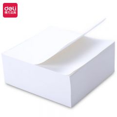 得力（deli） 400张98*98mm简洁白色便筏本便条本便签纸便签本子办公用品 21708