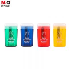 晨光（M&G）FPS91202单孔削笔刀多色 48个/盒小学生削笔器卷笔刀米菲单孔木头铅笔刨