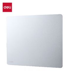 得力（deli） 83000 金属鼠标垫 办公游戏铝合金鼠标垫 银色
