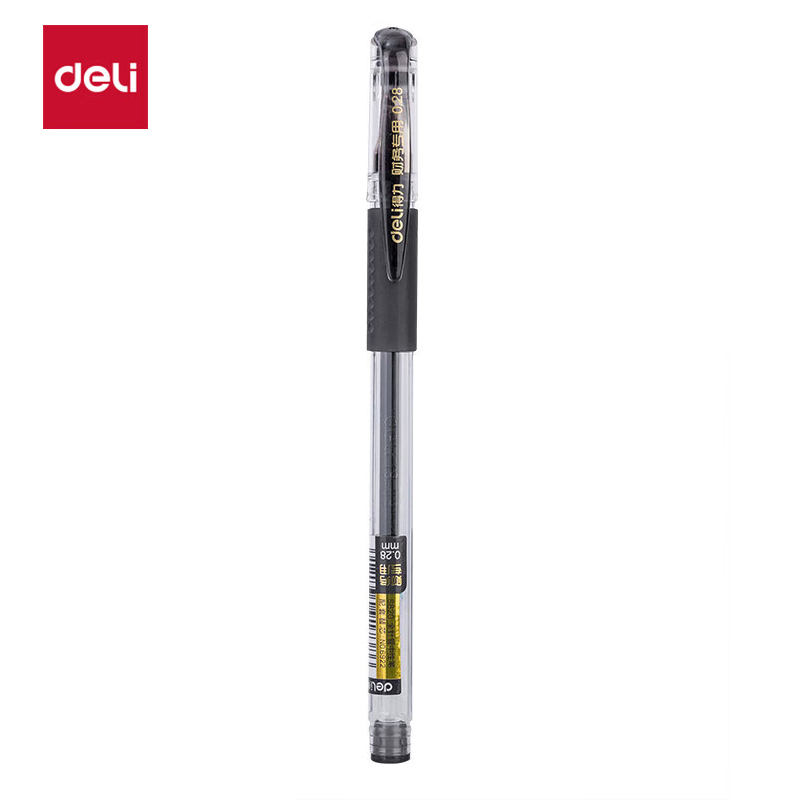 得力（deli）S820财务中性笔办公用品全针管0.28mm