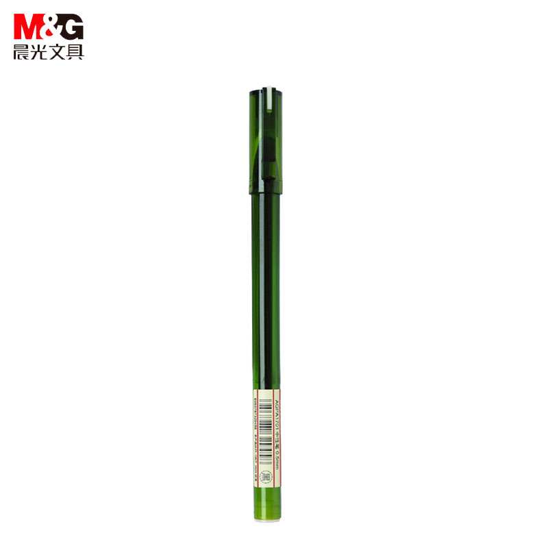 晨光（M&G） AGPA1701中性笔0.5黑拔盖子弹头签字笔学生办公用笔