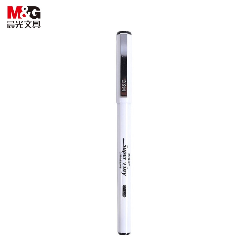 晨光（M&G）GP1390中性笔0.5mm黑色简约高颜值学生考试笔顺滑书写