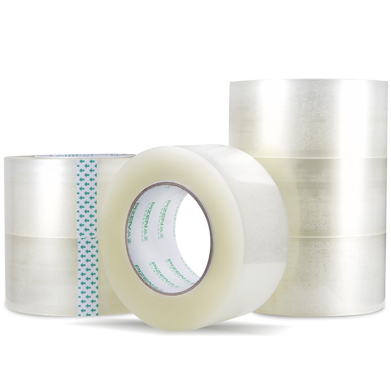 得力（deli） 品正30933封箱胶带60mm*200y*45um(透明)(6卷/筒)