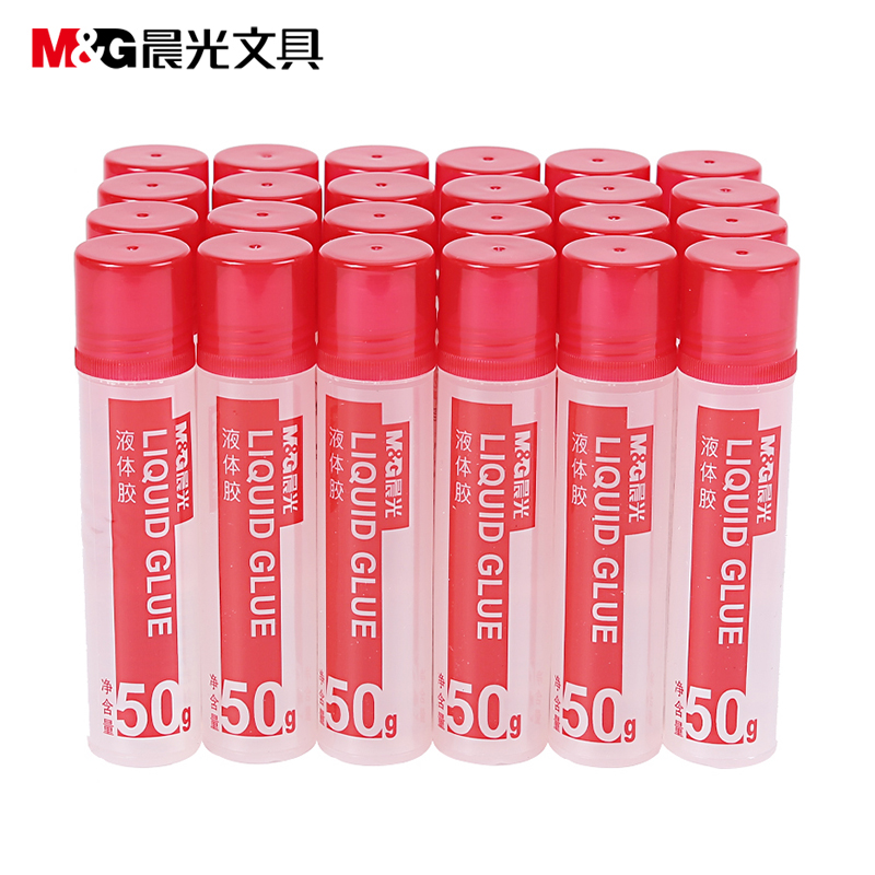 晨光（M&G） AWG97004 文具50ml高粘度液体胶-z 办公快干耐用胶水 学生手工黏胶(软胶头涂抹均匀) 24个装