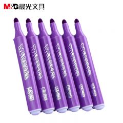 晨光（M&G）AHMV7603荧光笔学生重点作业标记笔办公重点标记笔记号笔手账笔涂鸦笔12支/盒紫色