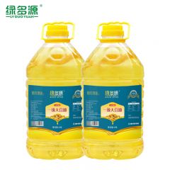 绿多源 食用油非转基因 一级大豆油10L*2桶