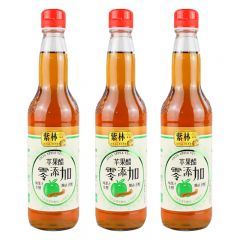 紫林 500ml苹果醋单瓶*3