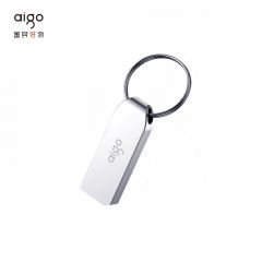 爱国者（aigo） U268迷你款 16GB USB2.0 U盘 迷你款 银色 金属投标 车载U盘 办公学习通用优盘