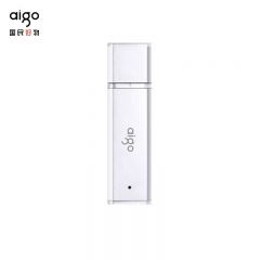 爱国者（aigo） U320 64G电脑高速U盘USB3.0小巧便携闪充金属亮银优盘银色简约办公款