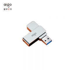 爱国者（aigo） U330 32GB USB3.2 U盘 读速120MB/s金属旋转 高速读写 商务办公学习耐用优盘