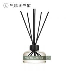 气味图书馆 100ml 藤条香薰初熟茉莉香型无火藤条香薰室内卧室寝室宿舍香水香氛香薰