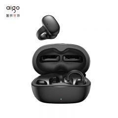 爱国者（aigo） TX02 TWS蓝牙非骨传导耳夹开放式无线不入耳运动跑步骑行通话耳机黑